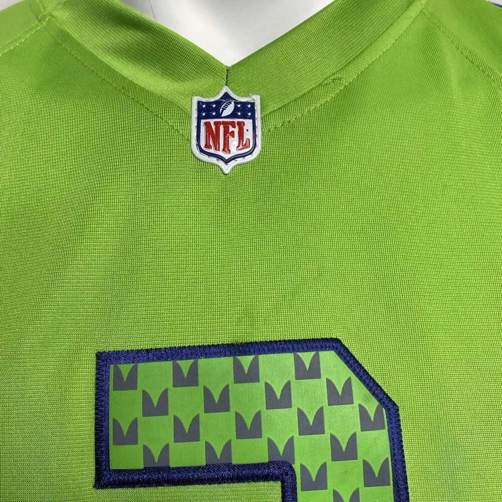 Nike NFL Seattle Seahawks Jersey Youth XL Green Color Rush Russell Wilson